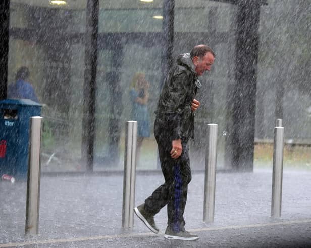 A thunderstorm warning has been issued for Northern Ireland and the south-west of England today 