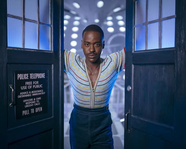 The Doctor (Ncuti Gatwa). Credit: BBC Studios/Bad Wolf/James Pardon.