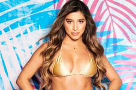 Shannon Singh, who was on ‘Love Island’ for just two days in 2021, has reportedly split from her boyfriend Ben Stirling. Photo by ITV.