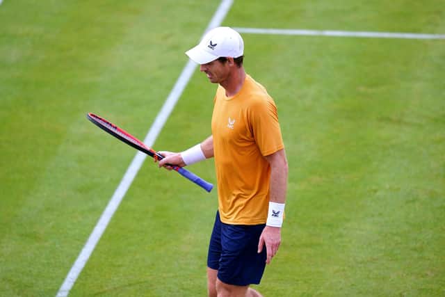Andy Murray was soundly beaten by Alex de Minaur at Queen's.