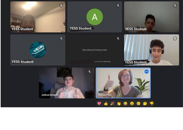Josh facilitating the YESS programme