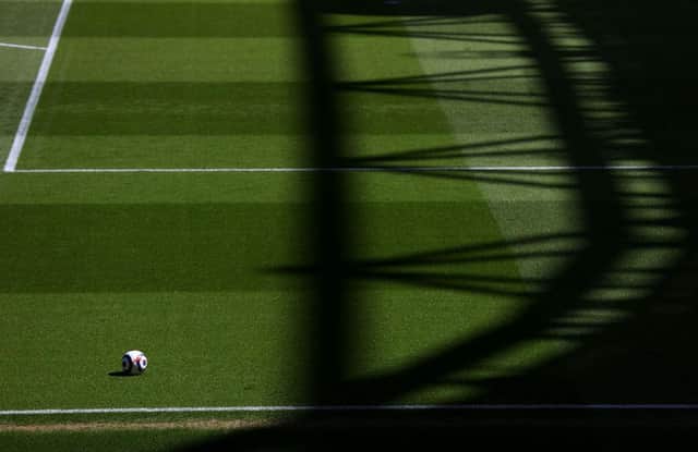 Premier League match ball. 

(Photo by Julian Finney/Getty Images)