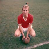Bobby Charlton spent his career at Manchester United. (Picture: Don Morley/Allsport via Getty)