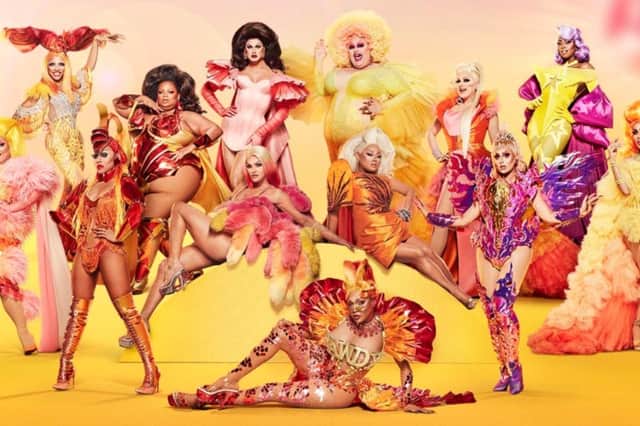 The line-up of 13 competitors is Drag Race All Stars' largest yet (Photo: Paramount Plus)