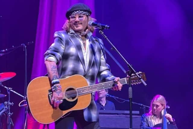 Hollywood actor Johnny Depp stunned the audience at Sheffield City Hall on Sunday, May 29, when he made a surprise appearance on stage at a show by guitar hero Jeff Beck.