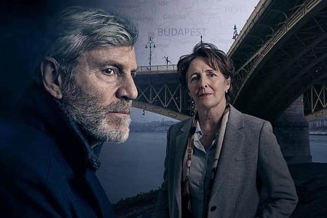 Tchéky Karyo stars alongside Fiona Shaw in the second series, filmed in Budapest (Picture: BBC)