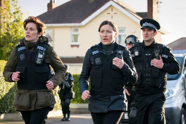 In the opening episode of Line of Duty's new series, the team were on the hunt for CHIS - but it's not as rude as it sounded (Photo: BBC)