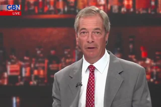 The first show gained mixed reactions, but many viewers enjoyed Farage’s debut (Photo: GB News)