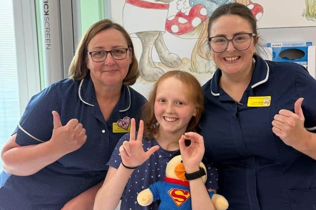Kirsty and her nurses