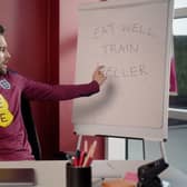 Jack Whitehall appointed as England’s men’s and women’s (very) temporary team health and nutrition consultant, tasked with teaching England’s men’s and women’s players about fueling, prepping, and recovering in the best possible way.