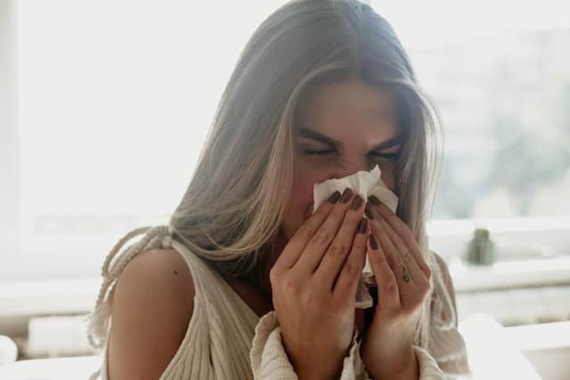 Hay fever season affects many people throughout the UK every year, with high pollen counts causing watery eyes, runny noses and itchy throats (Photo: Shutterstock)