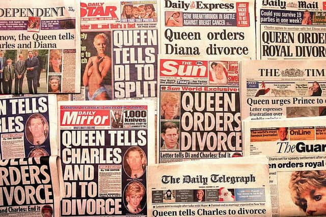 Diana's revelation in the 1995 interview led to irreversible damage to her marriage and unprecedented media attention (Picture: Getty Images)