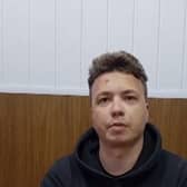 The Belarus government has released a video of journalist Roman Protasevich stating that he is in good health and co-operating after being arrested on a Ryanair flight in Minsk (PA).