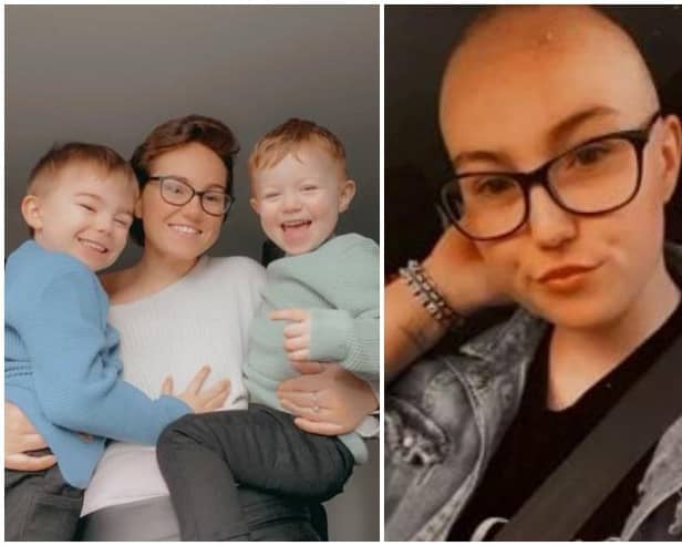 A young mum told how she has been given a ‘second chance at life’ after surviving a rare form of cancer (SWNS)