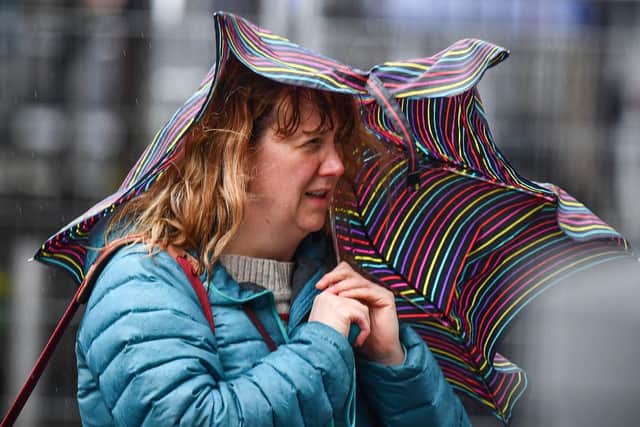 Glasgow has been hit by severe downpours across the weekend, but Scotland has seen less than average rainfall this year (Picture: Getty Images)