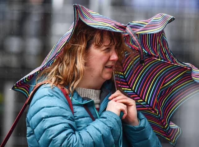 Glasgow has been hit by severe downpours across the weekend, but Scotland has seen less than average rainfall this year (Picture: Getty Images)