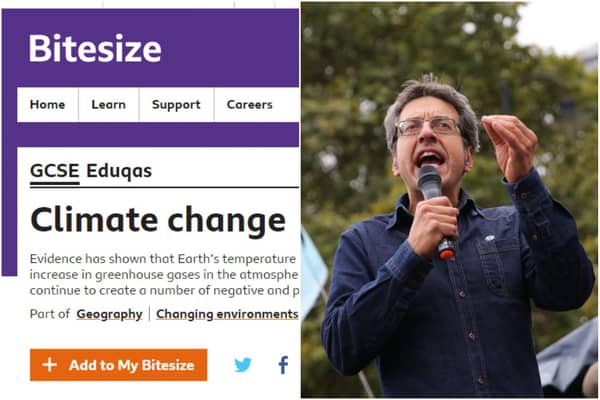 Journalist George Monbiot was among a number of people to criticise the BBC Bitesize page on climate change (Photo: Getty)