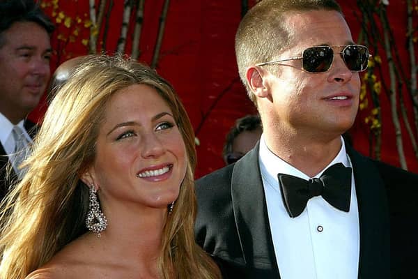 Aniston and Pitt were married for five years, during which time he appeared as a guest on 'Friends' (Picture: Getty Images)