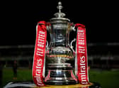A detailed view of the FA Cup Trophy (Photo by Dan Mullan/Getty Images)