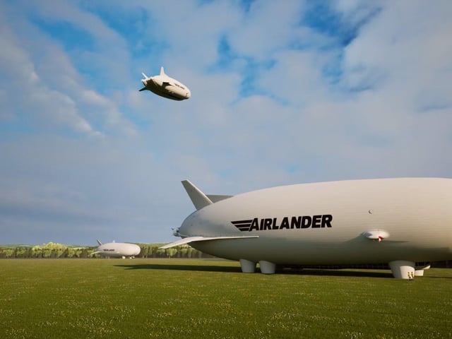 Airlander 50 is dubbed ‘Mega Booty’ due to its size.