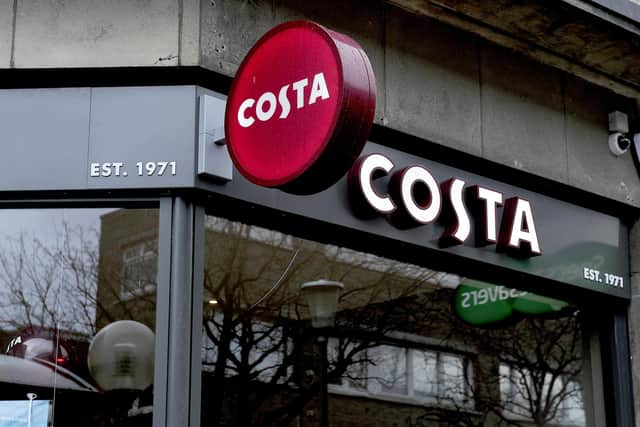 Costa Coffee at 2 Cremer Mall, Fareham was rated five on March 15