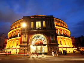 Night view of Royal Albert Hall during the BBC Proms in 2013 (Shutterstock)