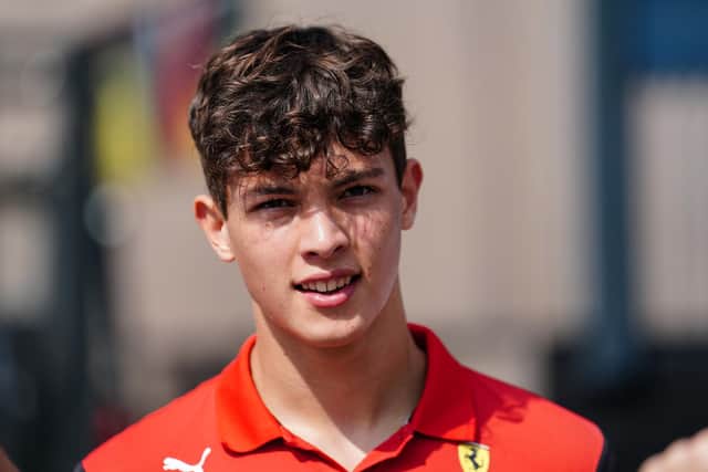 British teenager Oliver Bearman, who will be handed his Formula One debut as a last-minute stand-in for Ferrari's Carlos Sainz at this weekend's Saudi Arabian Grand Prix.