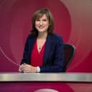 Fiona Bruce, host of Question Time, which will be filmed in Winchester this evening.