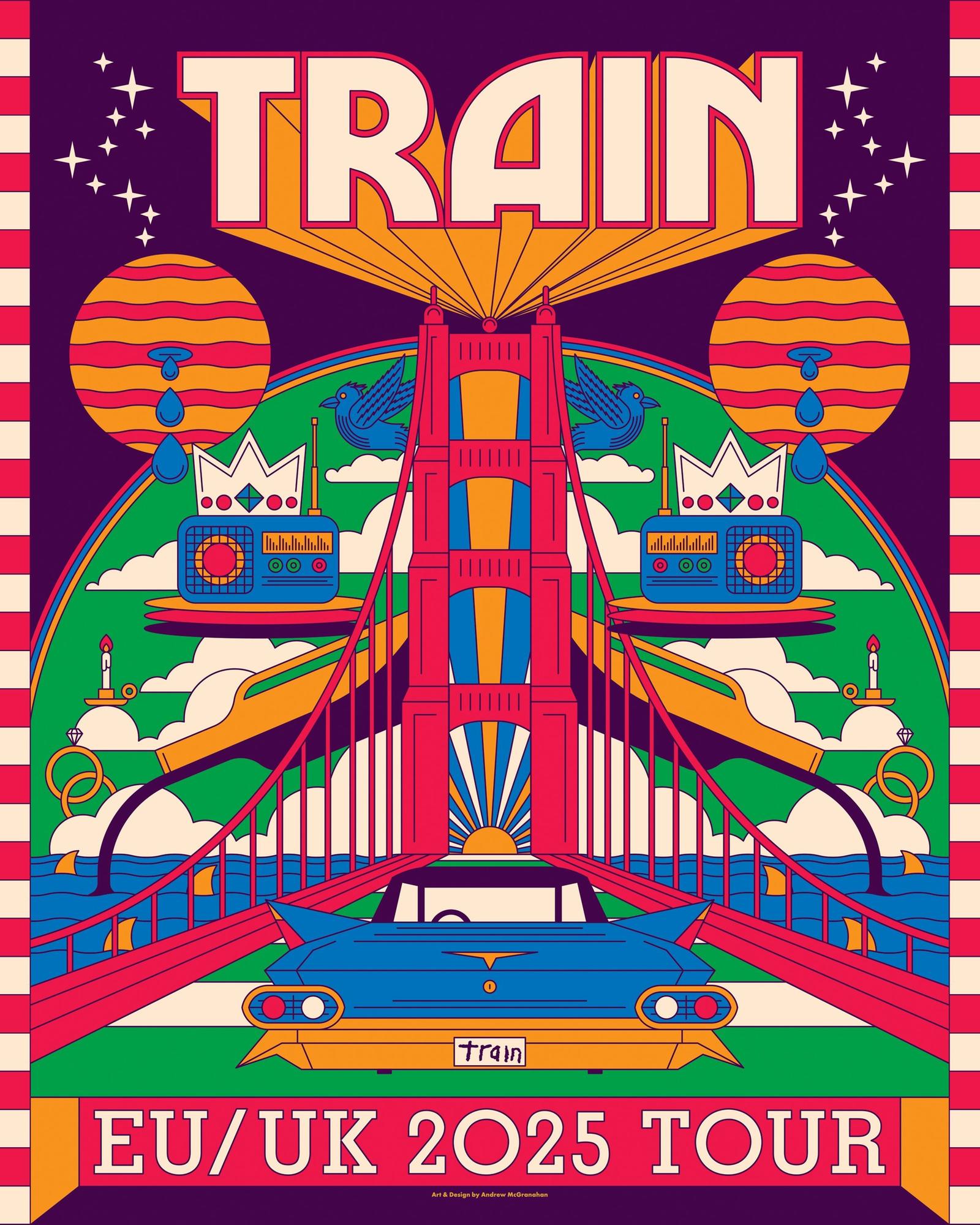 Train: Grammy-winning US rock act named as headliner for The Warwick ...