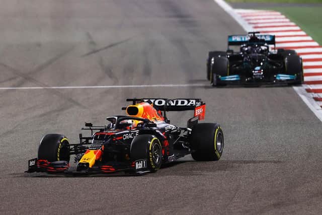 Max Verstappen and Lewis Hamilton were extremely competitive during the Bahrain Grand Prix.