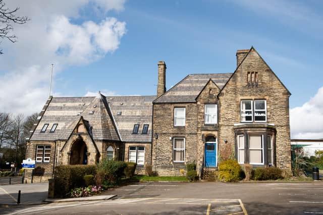 Batley Grammar School in West Yorkshire, where a teacher has been suspended for reportedly showing a caricature of the Prophet Mohammed to pupils during a religious studies lesson (PA Media)