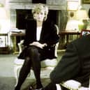 Diana, Princess of Wales, during her interview with Martin Bashir for the BBC