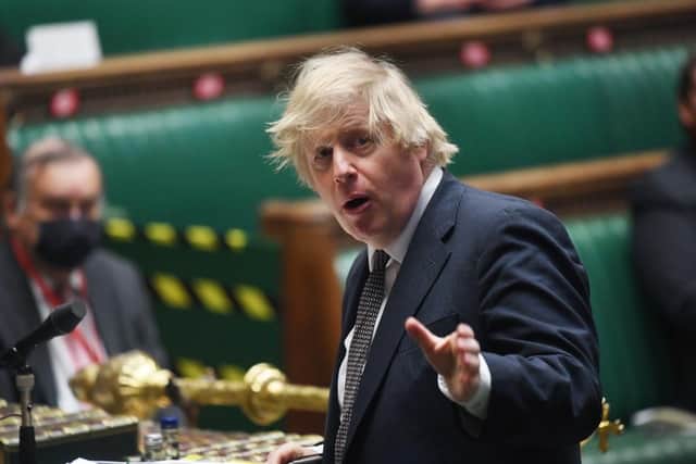 The Commons vote on emergency coronavirus laws comes as Boris Johnson warned an EU 'blockade' on vaccines could result in 'long-term' damage (Photo: Parliament/Jessica Taylor/PA Wire)