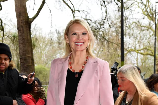 Anneka Rice has been crowned star baker in the final episode of The Great Celebrity Bake Off Stand Up To Cancer series.