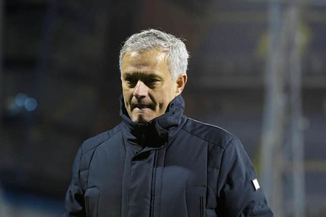 Jose Mourinho is under pressure as manager of Tottenham Hotspur.