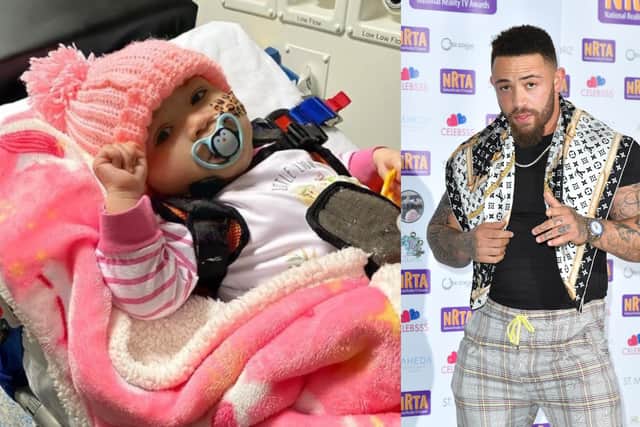 Azalyia was diagnosed with leukaemia at just eight weeks old (Photo: Instagram/Getty Images)