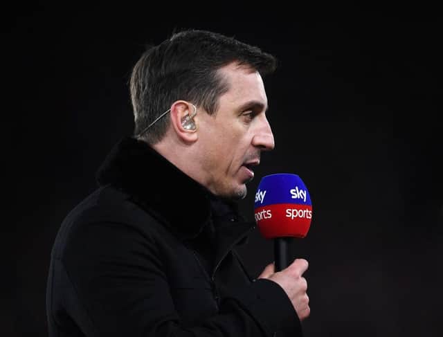 Ex-Manchester United defender Gary Neville launched a passionate analysis of the European Super League plans.