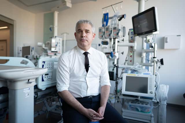 Health Secretary Steve Barclay during a visit to Chelsea and Westminster Hospital in London, as nurses at other hospitals in England, Wales and Northern Ireland take industrial action over pay