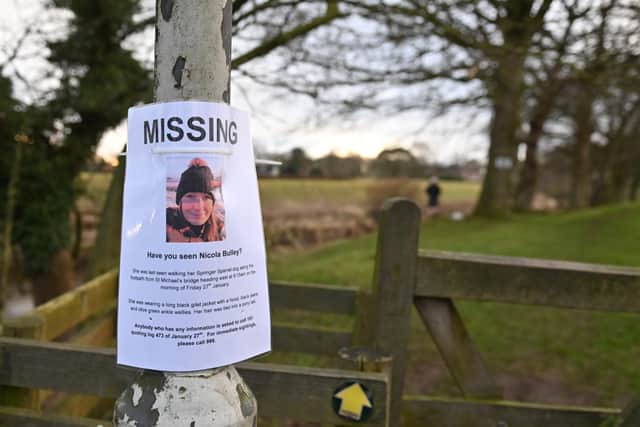 Police want to speak to a 'potential key witness' who may have been in the area at the time Nicola Bulley went missing