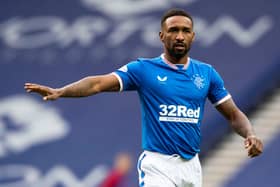 Rangers striker Jermain Defoe is in talks over his Ibrox future with his contract due to expire next month. (Photo by Craig Foy / SNS Group)