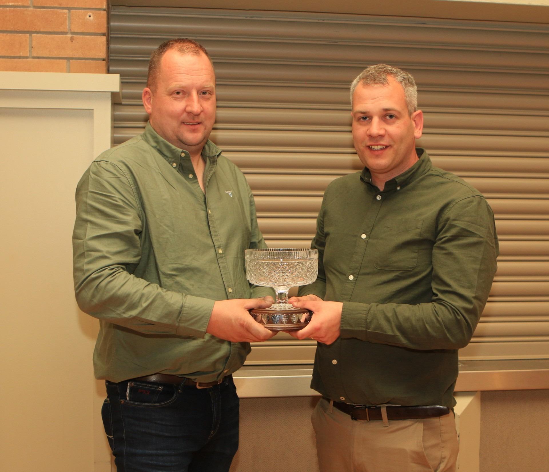Danske Bank Reserve Female of the Year Crystal Bowl winner: Ranfurly Weikel 56th from David and Jonny Hazelton, presented by chairman Shane McDonald.