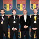 Three finalists of the Blavatnik Awards with Sir Leonard Blavatnik, Founder of Access Industries and the Blavatnik Family Foundation