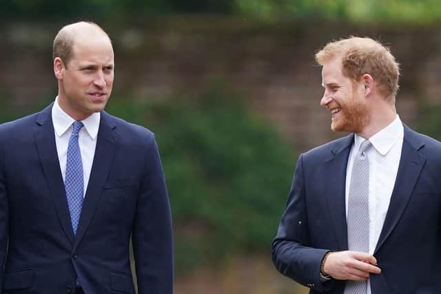 Princes William and Harry set aside their differences on Thursday on what would have been their mother's 60th birthday (AFP/Getty Images)