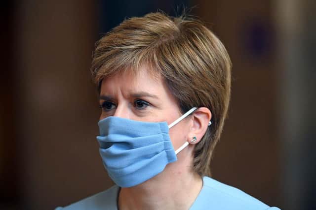Scottish First Minister Nicola Sturgeon attending the First Minister's Questions (Photo: Andy Buchanan-WPA Pool/Getty Images)