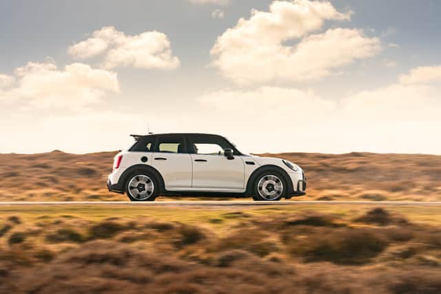 The Mini has evolved again but retains its instantly recognisable silhouette