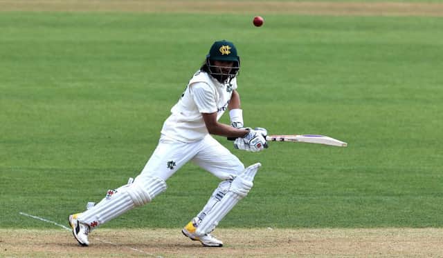 Haseeb Hameed made his second century of the match against Worcestershire.