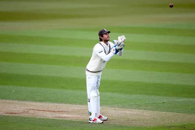 Ben Foakes has been ruled out with a hamstring injury after slipping in the Surrey changing room.