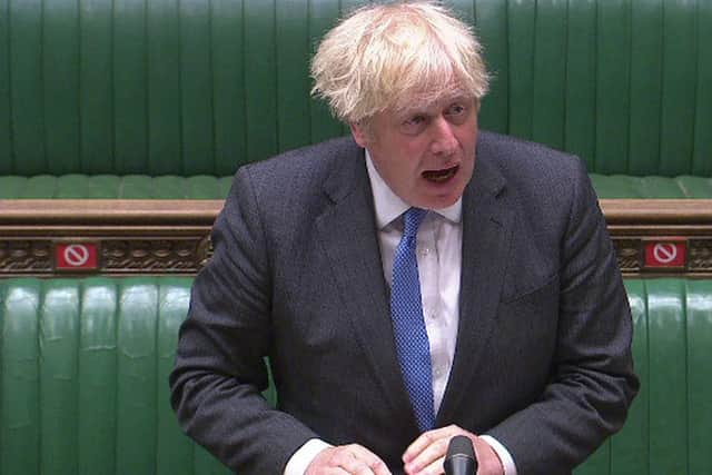 Johnson announced he would extend restrictions until 19 July, a decision which has now been legislated for by MPs (Picture: Parliament)