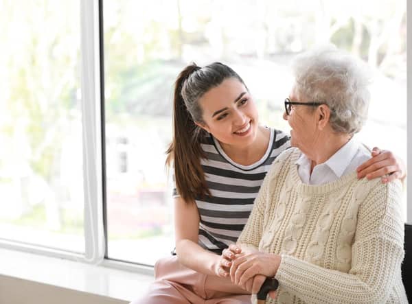 Care home residents in England will be allowed to nominate five regular visitors from 17 May (Photo: Shutterstock)