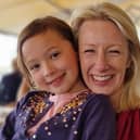 Epsom College headteacher Emma Pattison, 45, and her seven-year-old daughter Lettie.